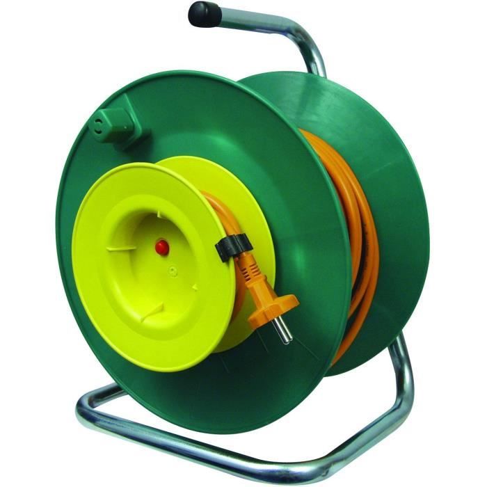 TEC HIT Enrouleur de jardin 3x1,5 mm² longueur 40 m