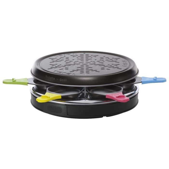 TEFAL RE123812 Appareil à raclette 6 personnes - Noir