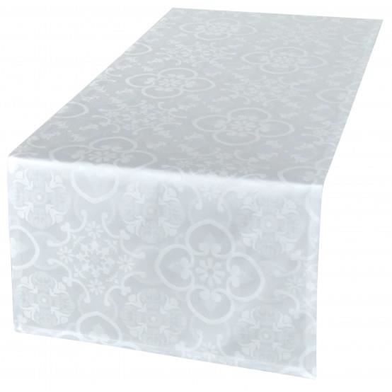 VENT DU SUD Lot de 6 serviettes de table jacquard FARO - 47 x 47 cm - Bleu écume