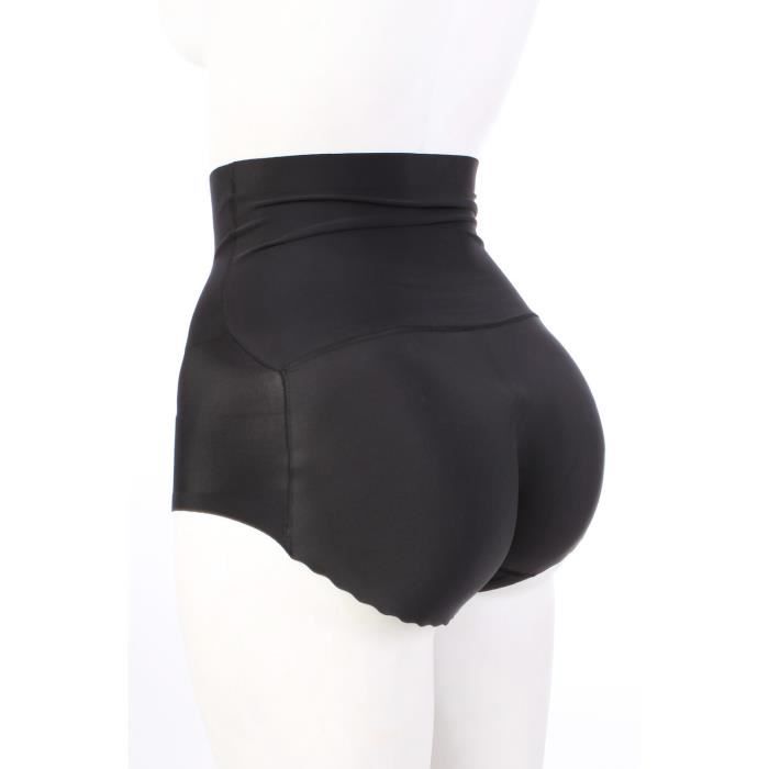 Culotte Sculptante Push-up Femme – Taille Haute Avec Rembourrage Amovible – Contrôle Ventre – Matière Polyester/spandex – Noire Ou Beige - 10