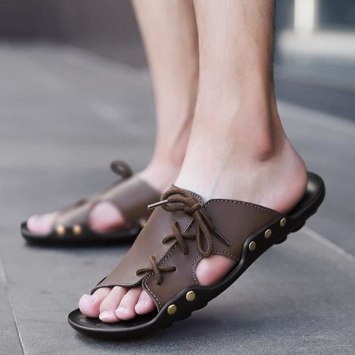 La Mode Créatif Simple Sandales Hommes Nouveaux Occasionnelles Été De 2018 Chaussures RIOnHUR