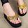 Femmes Été Bling Strap Flip Flops Chaussons de pla
