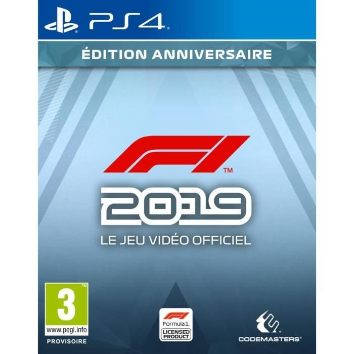 F1 2019 Édition Anniversaire Jeu PS4
