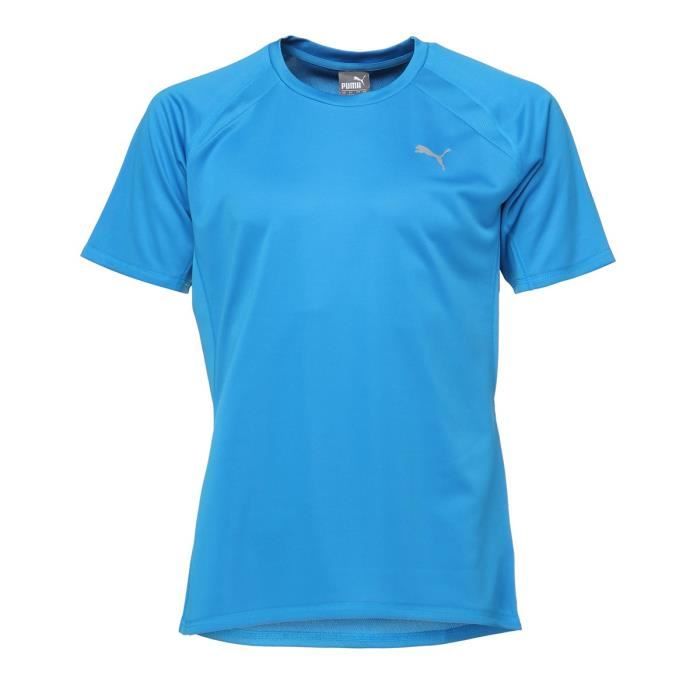 PUMA T-shirt ESS Manches Courtes - Homme - Bleu