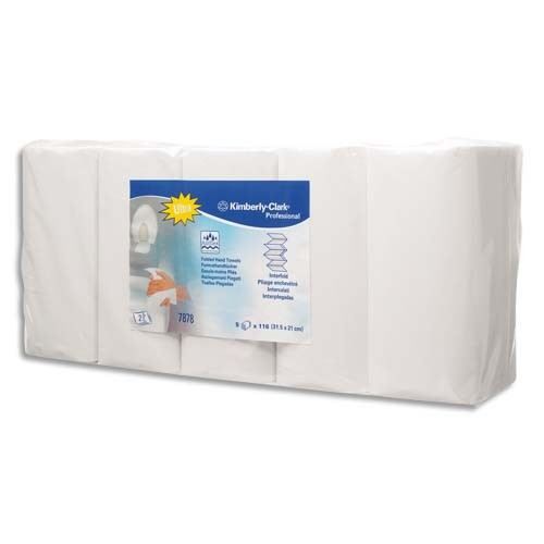 KIMBERLY - Paquet de 124 essuie-mains Kleenex