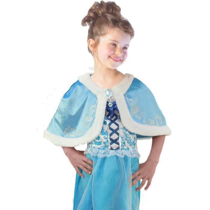 CESAR Cape Velours - Bleu - Pour enfant 5 à 10 ans