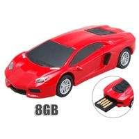 CLÉ USB Car 8 Go USB Flash Drive (Red) CLÉ USB Car 8 Go USB Flash Drive (Red)