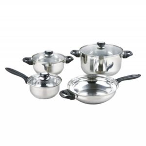 Batteries de Cuisine Inox Gris Baumalu 340977