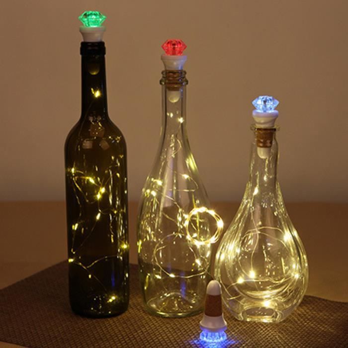 Veilleuse Vin Lampe De Bouteille Connectée Rechargeable Nuit Usb fIb7gm6vYy
