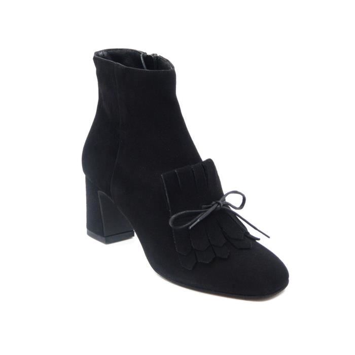 Caoutchouc Osvaldo Antidérapante Et En Talon 7 Pericoli 226 De Semelle Cm Femmes i16 Daim Noir bottes TqUWpcTn7a