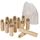 Jeu de quilles nordiques en bois