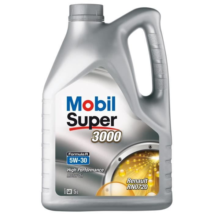 Huile MOBIL S3000 5W30 Mixte Formula-R 5L