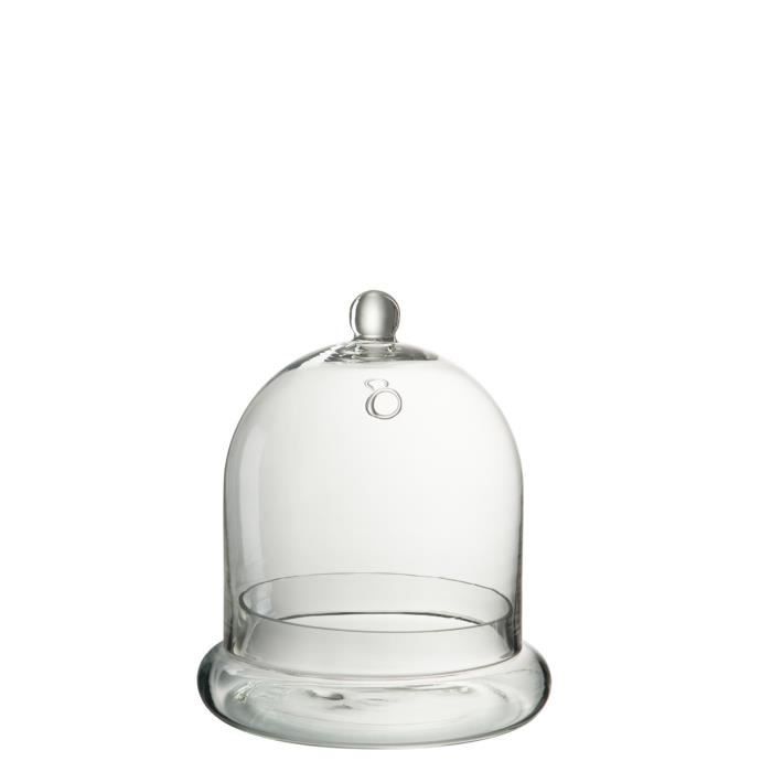 Cloche deco ronde Verre 19x19x24 cm Transparent