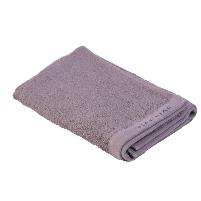 NAF NAF Drap de bain 100% coton Casual - 70x140 cm - Gris