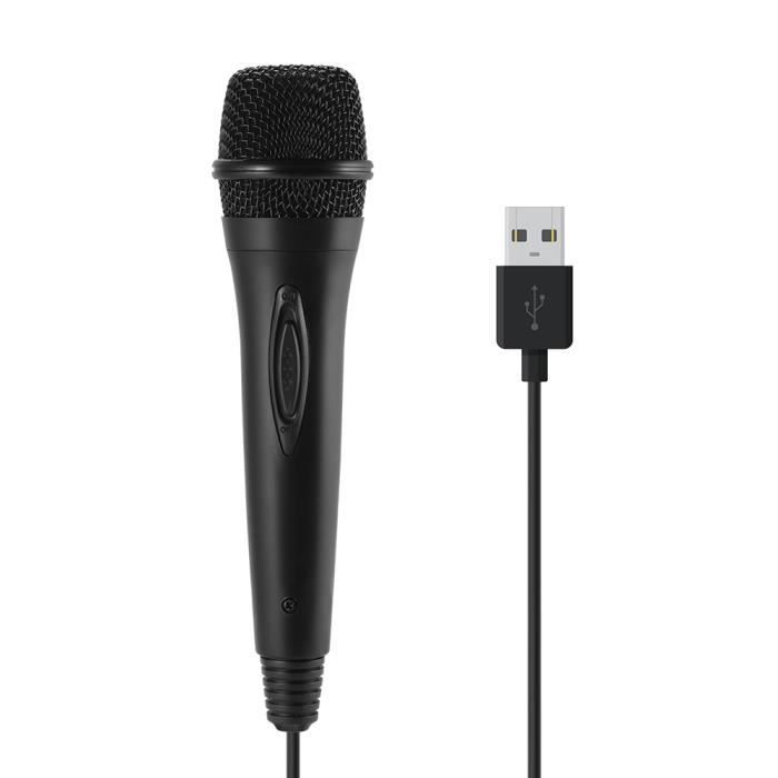 Xcsource 3m Usb Filaire Microphone Noir Pour Chanter Des Jeux