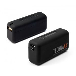 Technaxx mini batterie de secours externe TX-36 2600 mAh - Power bank Noir