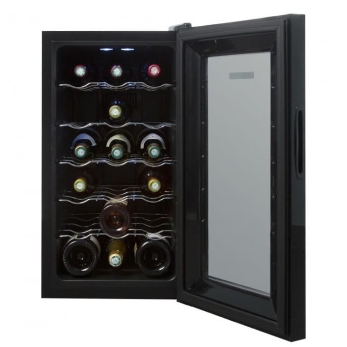  VXC18M - Cave de chambrage effet miroir Noir2