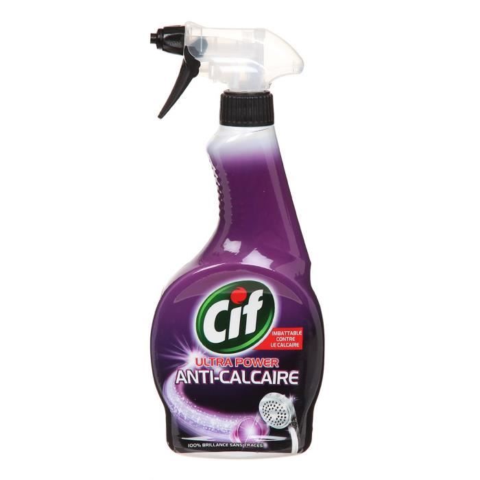 CIF Produit de nettoyage Anti-calcaire Ultra Power - 500 ml