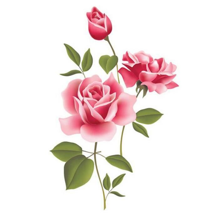 stickers autocollant muraux fleur