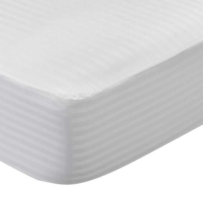 pikolin home - protège-matelas coutil, 100% coton, 105x190-200cm