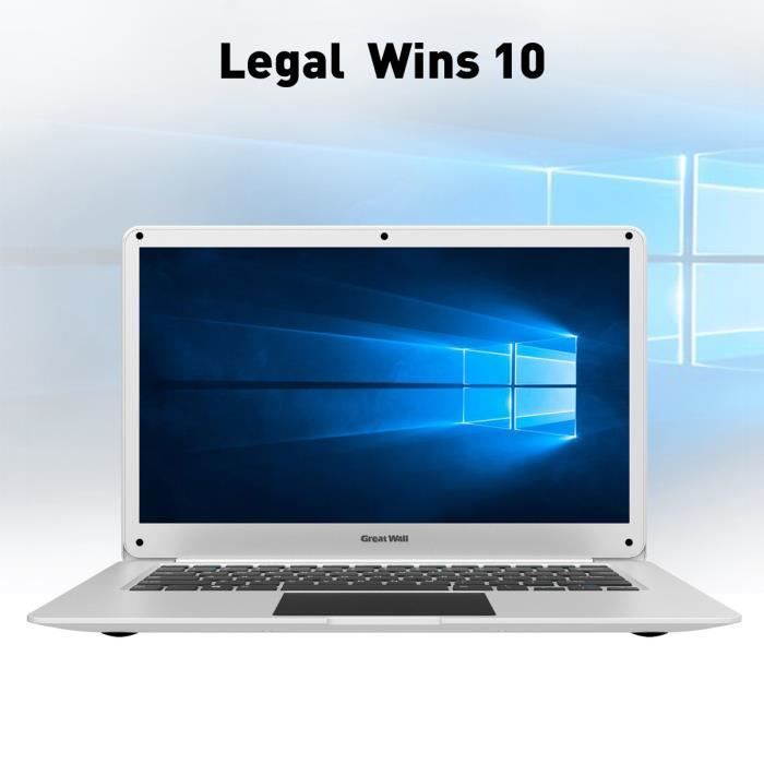  Ordinateur Portable Windows 10 14.1 pouces (4+64GO)1