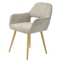 CHAISE CROMWELL Chaise de salle à manger en métal imprimé CHAISE CROMWELL Chaise de salle à manger en métal imprimé