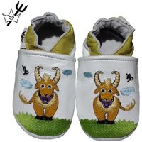 CHAUSSON - PANTOUFLE ASTRO Chausson bébé en cuir souple Capricorne CHAUSSON - PANTOUFLE ASTRO Chausson bébé en cuir souple Capricorne