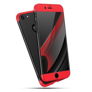 coque iphone 7 noir et rouge