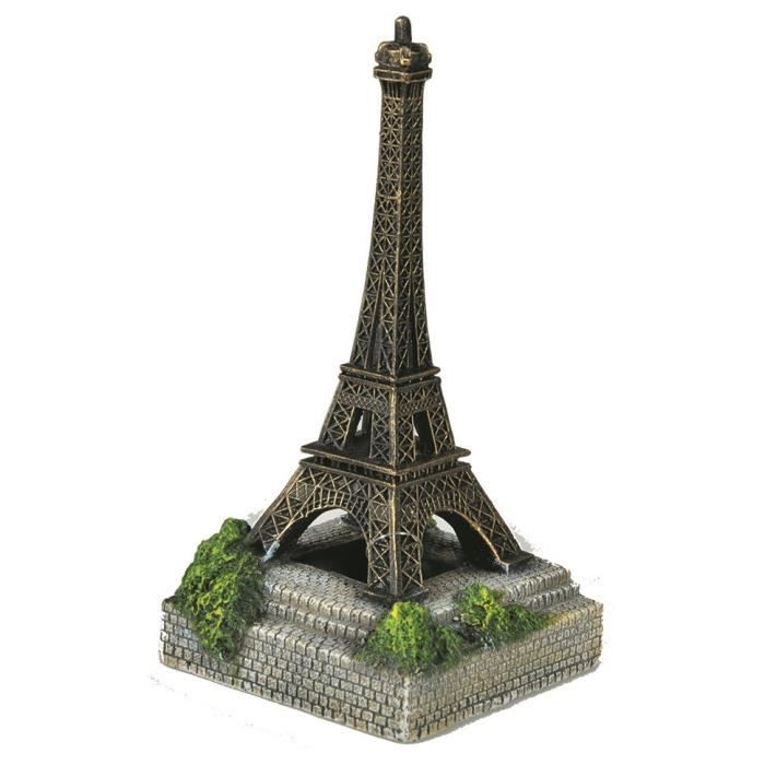 NOBBY Aqua déco Tour Eiffel - 108x108x208mm - Pour aquarium
