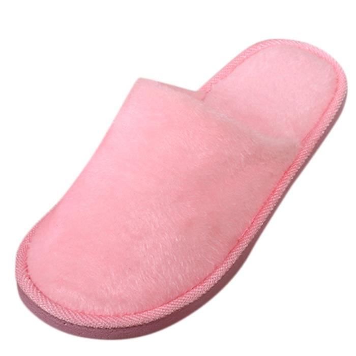Accueil Chaussures Chaudes D'hiver Peluche Étage Chaussons 8795 Veberge Intérieur En Chambre Femmes Antidérapants 5fq0dTT