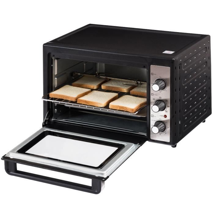 Four électrique 40L 1800W grille avec éclairage1