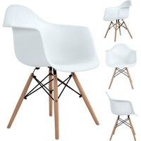 CHAISE Lot de 4 Chaises de Salle à Manger avec Fauteuil d CHAISE Lot de 4 Chaises de Salle à Manger avec Fauteuil d