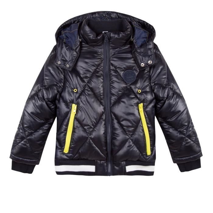 3 POMMES Blouson Bleu Marine Enfant Garçon