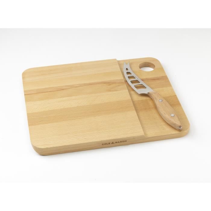 COLE&MASON Coffret fromages H106549 12,7cm marron