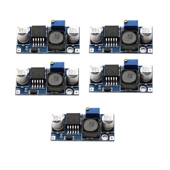 Ils 10 Pi/èces LM317 DC-DC 1.5A 1.2-37V Carte dalimentation /électrique R/églable DC Convertisseur abaisseur Buck Module R/églable R/égulateur de Tension Lin/éaire