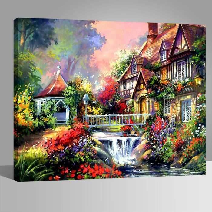 Beau paysage Peintures DIY 40x50cm avoir DIY peinture 