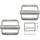 Boucle inox Pour Sangle 25 mm ( Lot de 2 ) Haute R