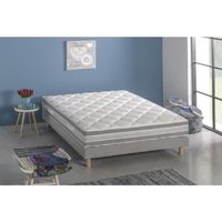 ENSEMBLE LITERIE Ensemble matelas mousse polyuréthane + sommier boi ENSEMBLE LITERIE Ensemble matelas mousse polyuréthane + sommier boi