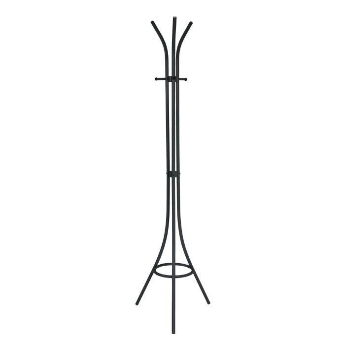 Porte manteaux Kasmir 49x176x49 cm noir