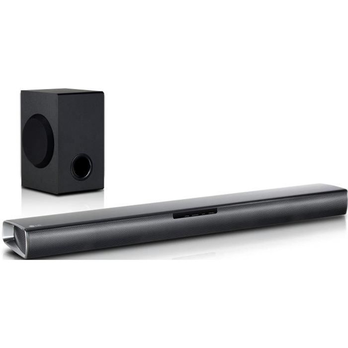 LG SJ2 Barre de son 2.1 - Bluetooth 4.0 - 160W - Caisson de basses sans fil