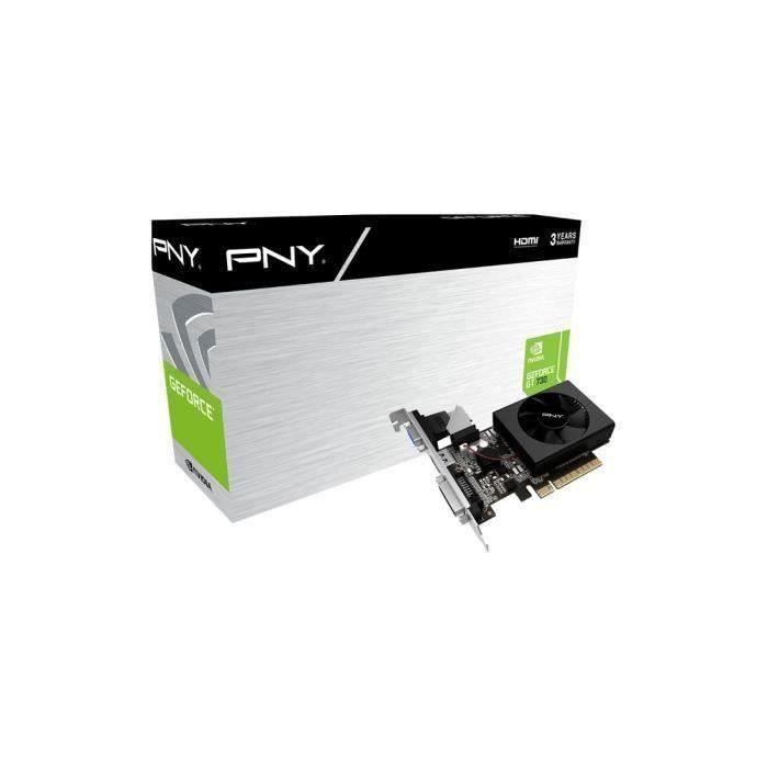PNY Carte graphique NVIDIA GeForce® GT 730 - 2 Go - DDR3