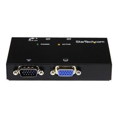 STARTECH Extendeur vidéo VGA sur Cat5 à 2 ports - Extender VGA - Prolongateur VGA sur câble Ethernet - 150 m - Transmetteur