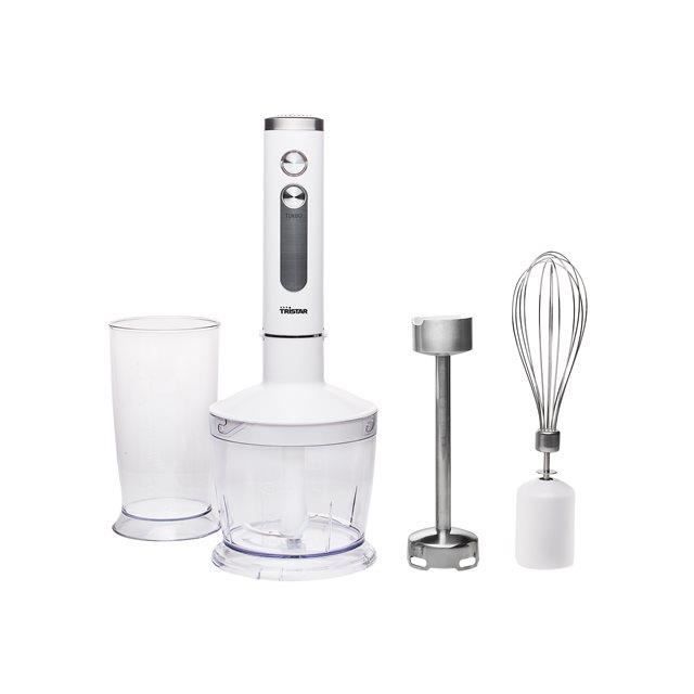 TRISTAR MX-4186 Mixeur plongeant avec hachoir - Blanc