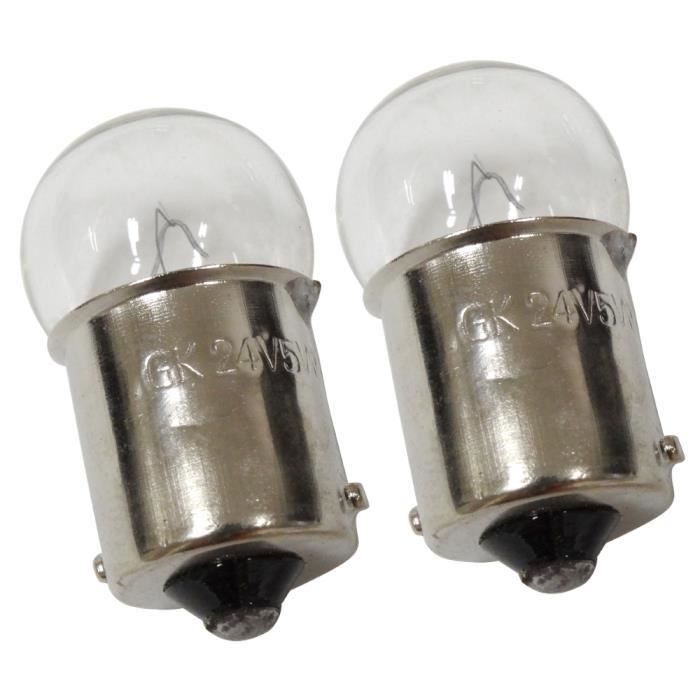 Lot De 10 Ampoules NEOLUX R5W Camion 24V 5W – Éclairage Fiable Pour Véhicules Utilitaires & Poids Lourds