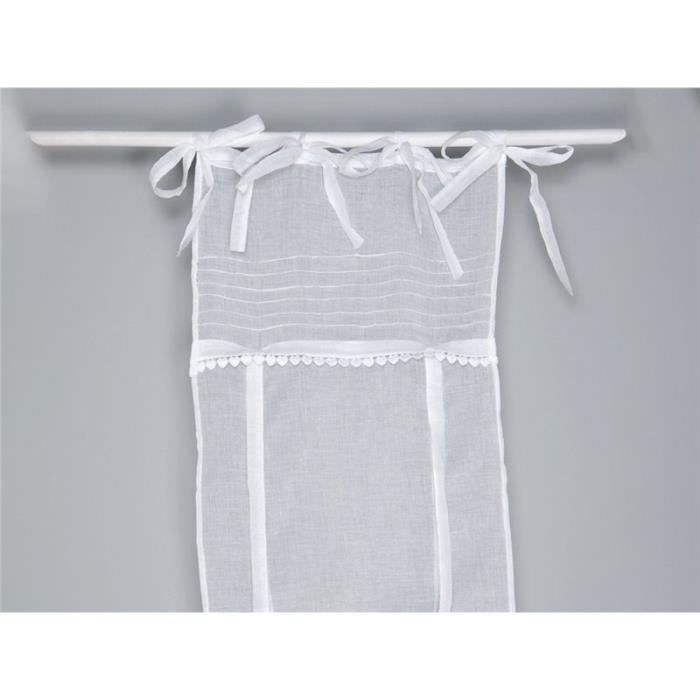 Simla - Rideau store voilage blanc - Monet - Simla - Blanc - 80 x 160 cm Simla - Rideau store voilage blanc - Monet - Simla - Blanc - 80 x 160 cm