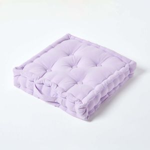 COUSSIN - MATELAS DE SOL Coussin de sol - Mauve Uni - 40 x 40 cm