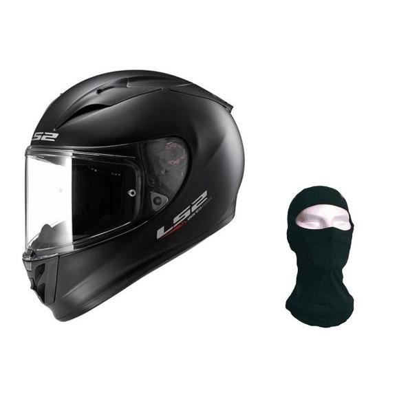 LS2 Casque intégral Arrow R + Cagoule - Noir mat