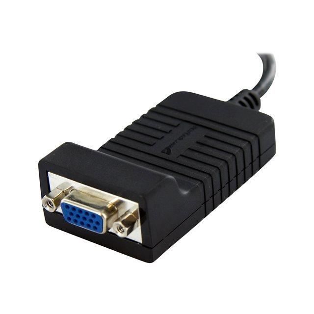STARTECH Adaptateur vidéo DisplayPort vers VGA - Convertisseur DP vers HD15 - M/F - 1920x1200 / 1080p - Noir