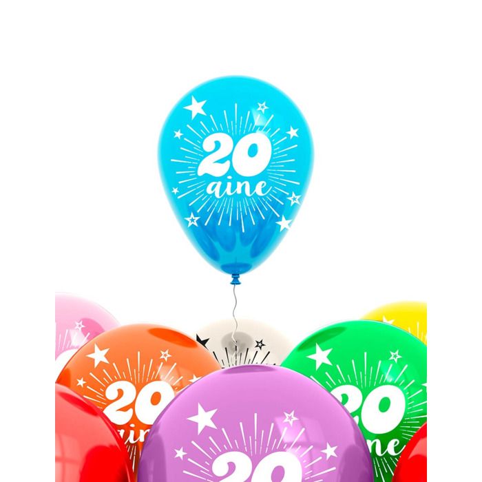 Ballons anniversaire 20 ans x8 Achat Vente ballon Ballons anniversaire 20 ans x8 Achat Vente ballon