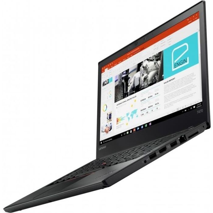 Lenovo ThinkPad T470 - i5 6300u - 8Go - SSD 2